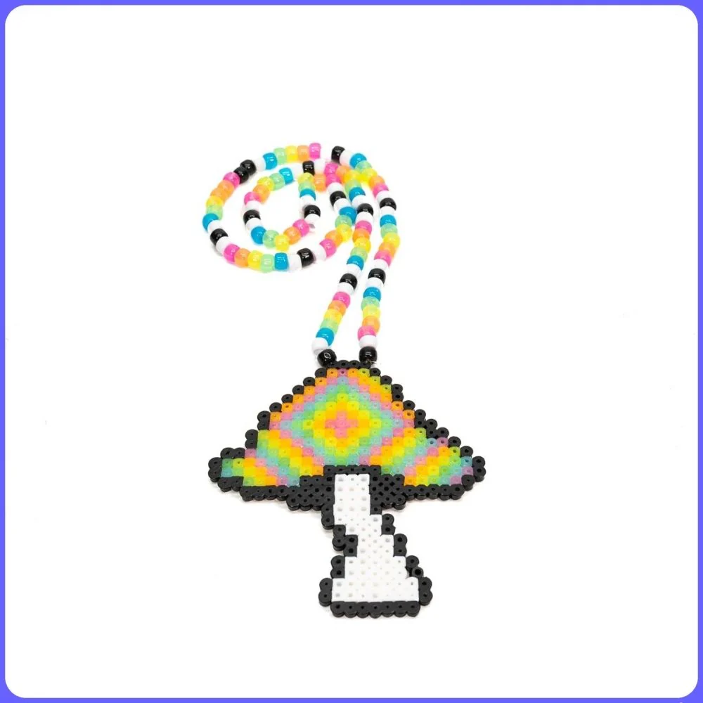 Trippy Mushroom - (M) Perler - Image 3