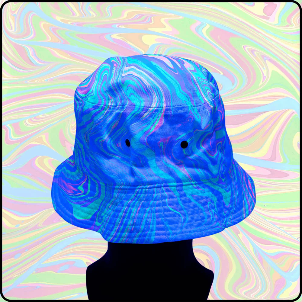 Unicorn Farts UV Hydro-Dipped Bucket Hat - Image 6