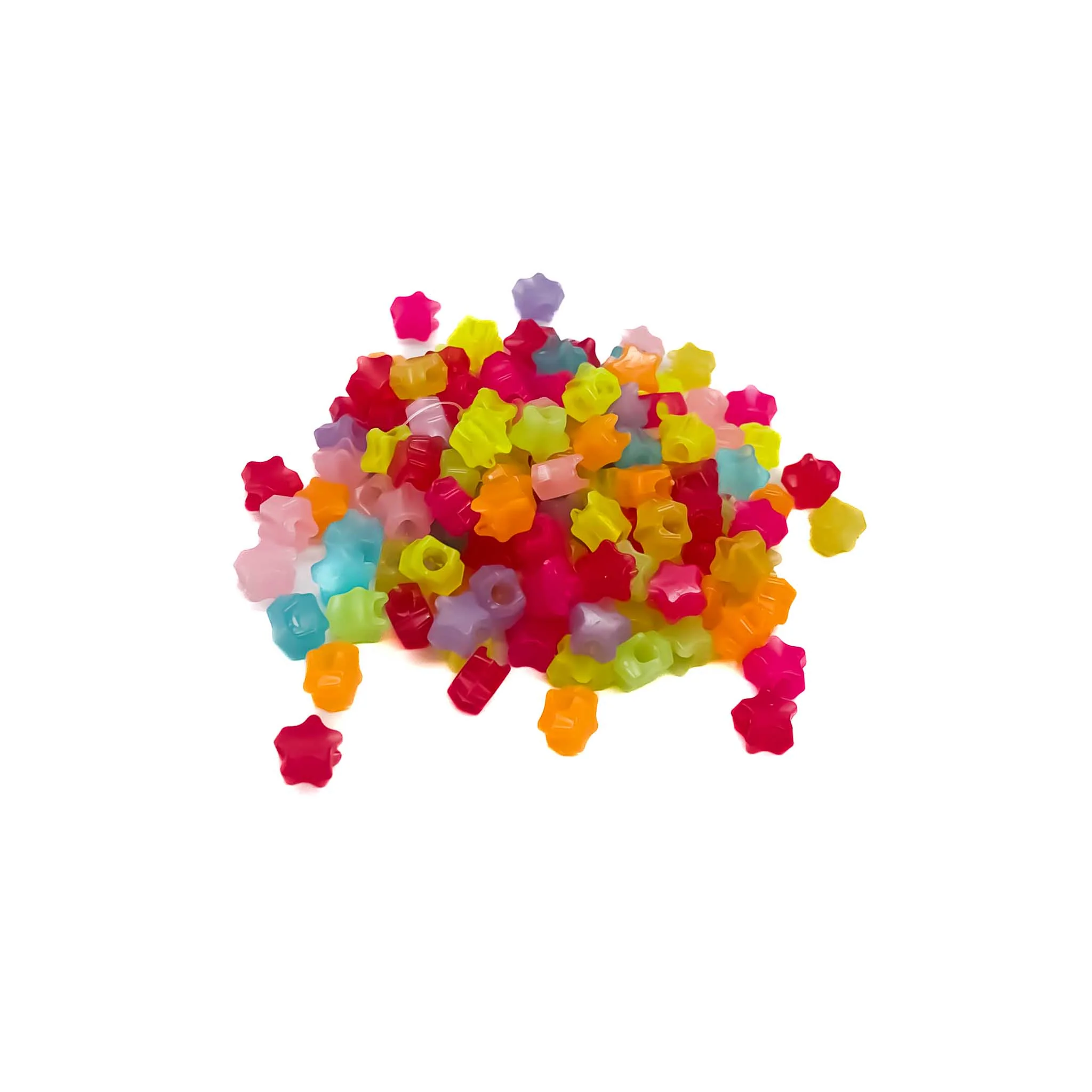 UV Fluorescent Star Beads - 150 beads/pack - Image 3