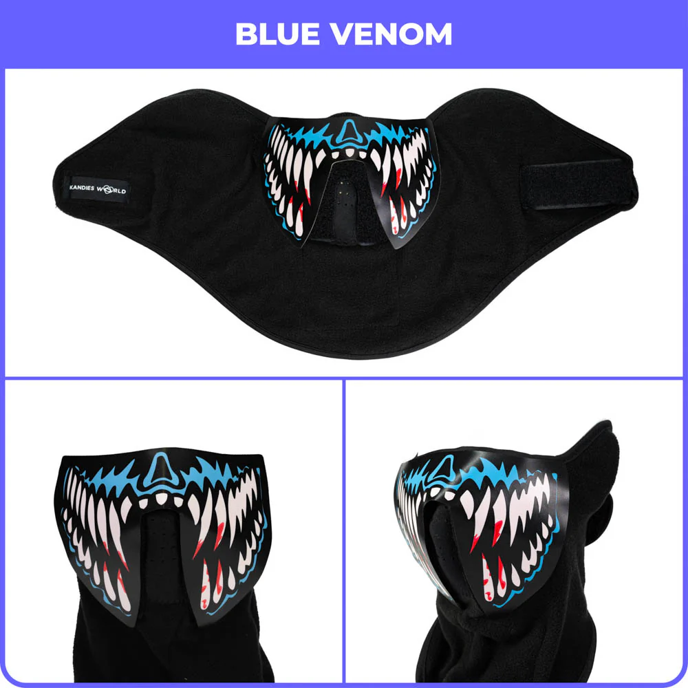 Venom | LED Sound Reactive Mask - Image 5