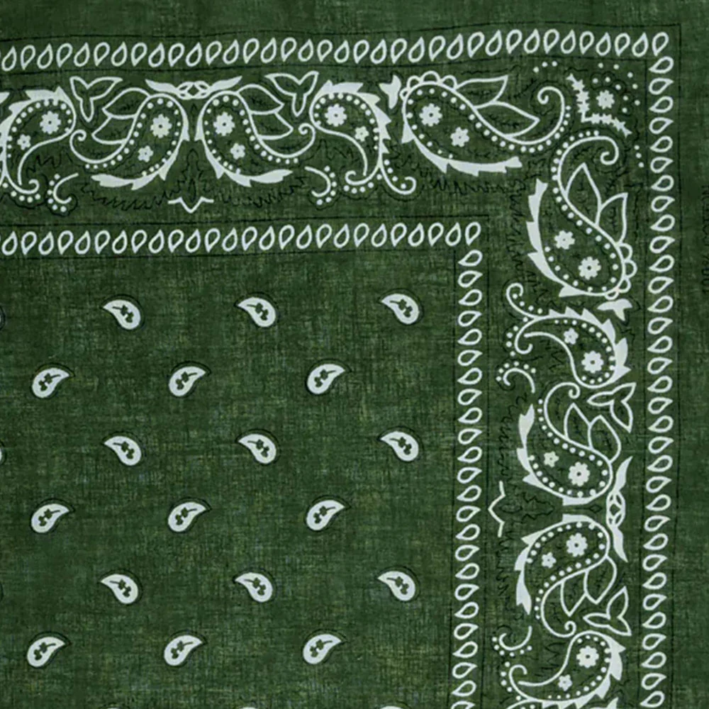 Vintage Paisley Bandana - Dimensions 20in x 20in - Image 8