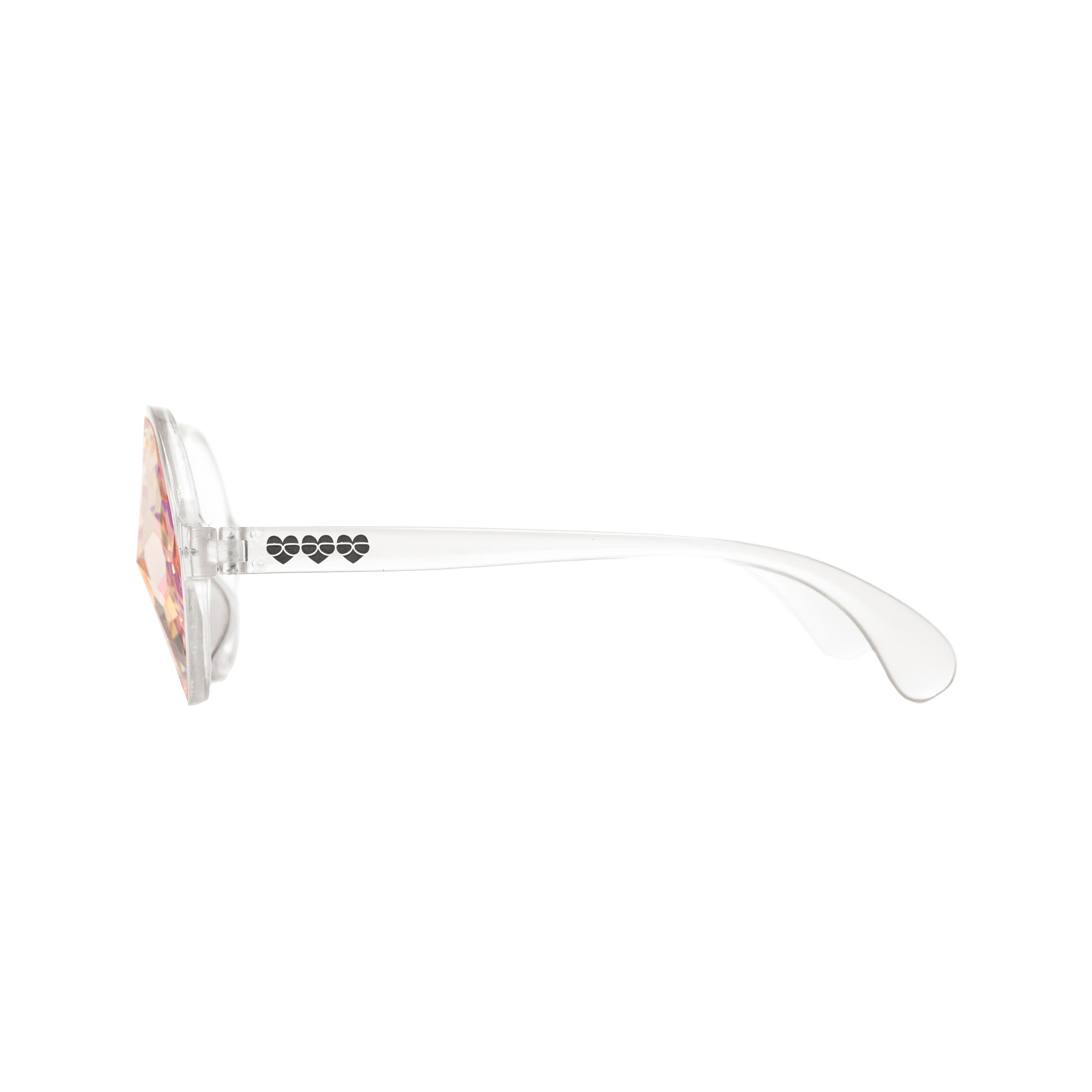 Clear Round Kaleidoscope Glasses - Image 3