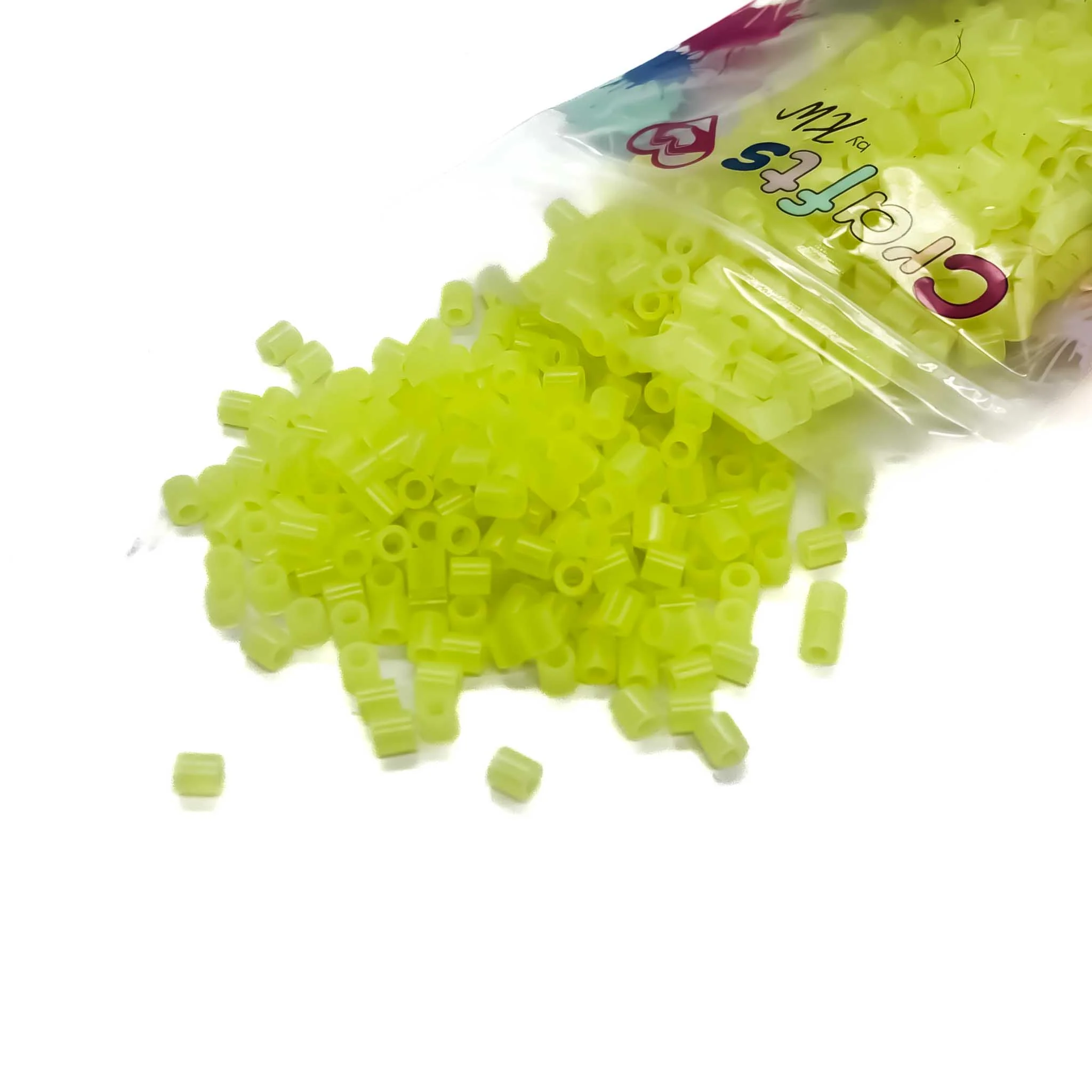 Yellow Glow-in-the-Dark Fuse Beads - 5mm - 1000/Pack - Image 3