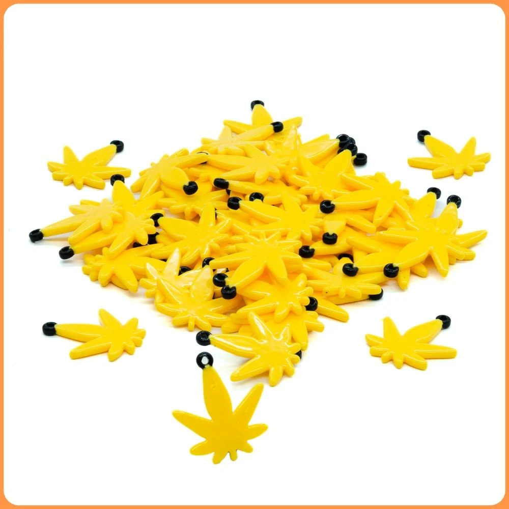 Yellow Weed Custom Charms - Image 2
