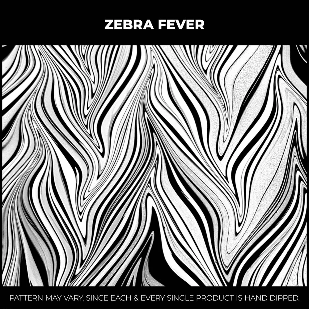 Zebra Fever RGB Hydro-Dipped Fanny Pack - Image 3